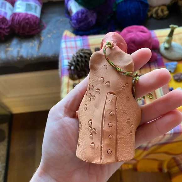 Handmade Pottery Ornament